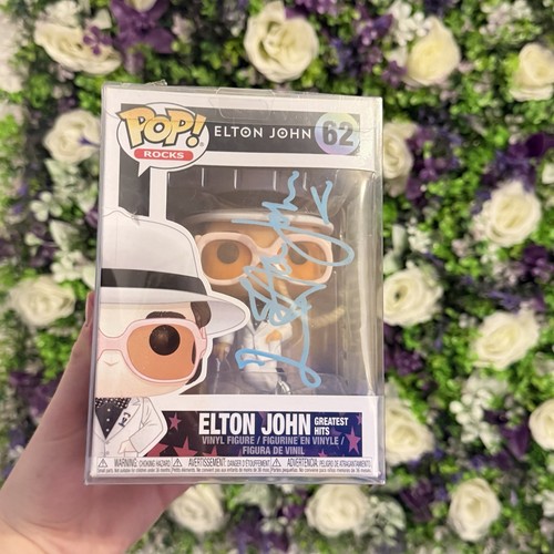 Elton john signed funko - signed, pop