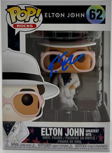 Taron egerton signed funko pop - taron,