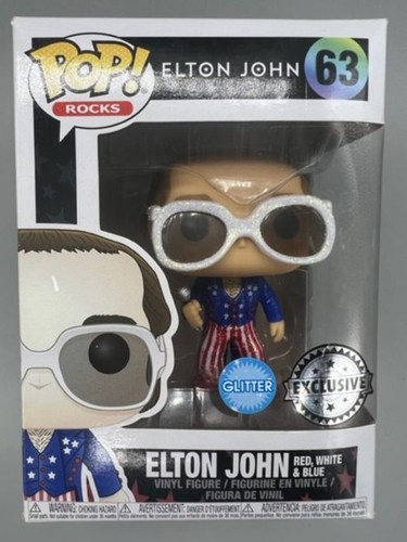 Elton john red white - elton, &