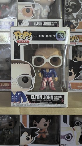Elton john red white blue - john, blue]